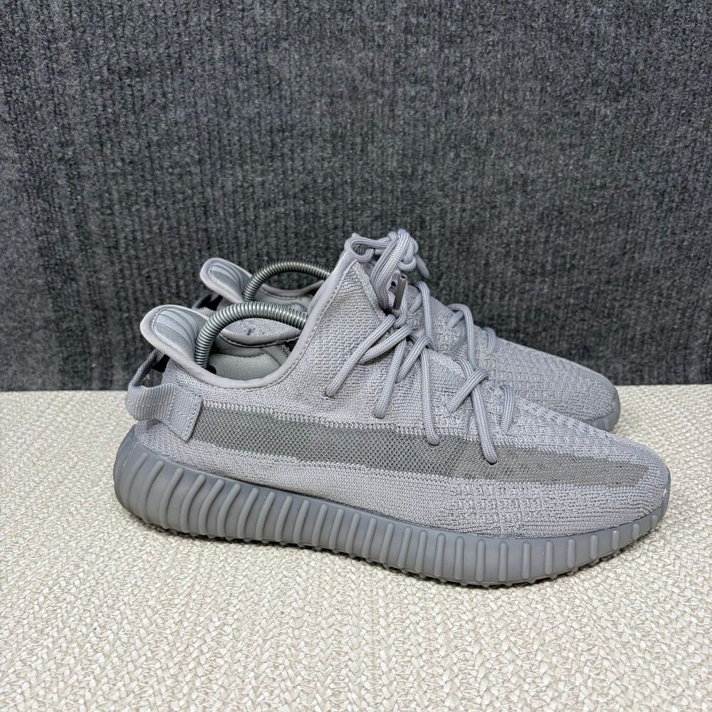 Adidas Yeezy Boost 350 V2 Steel Gray Athletic Shoes Mens Size 10 IF3219